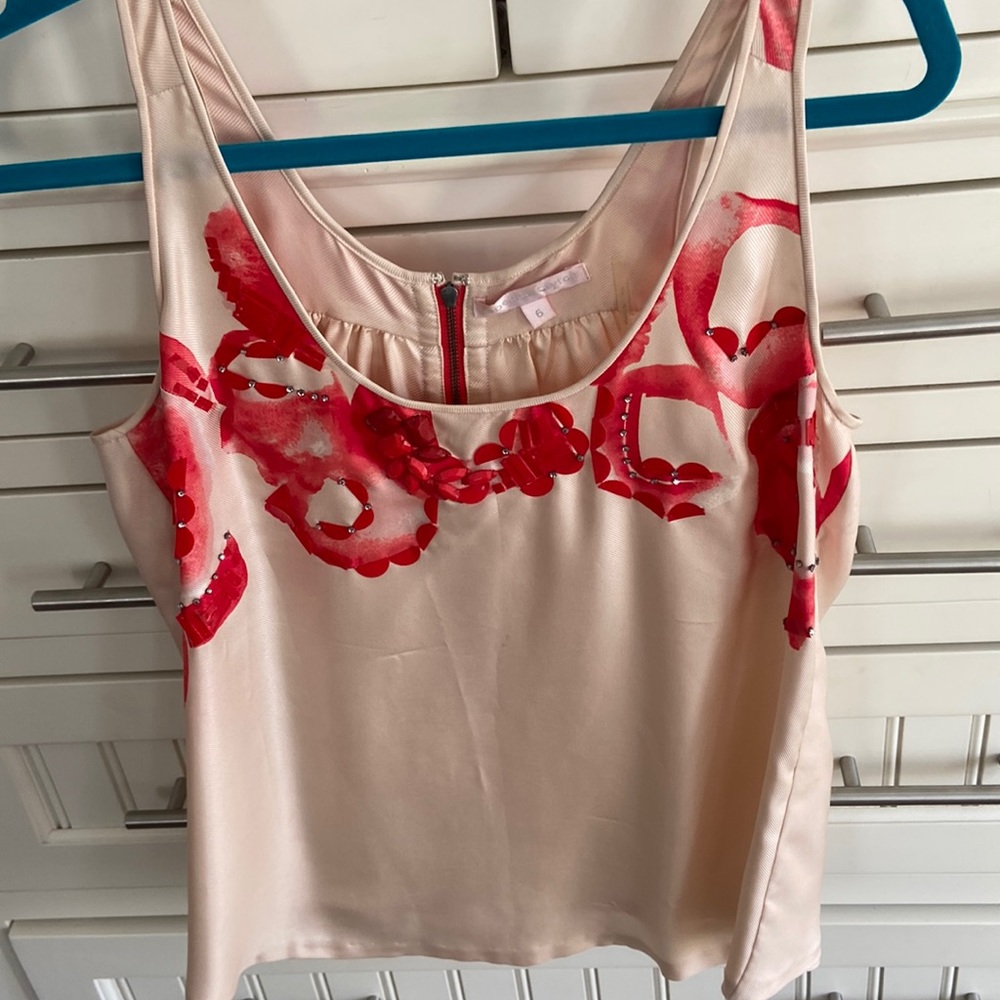 Silk tank top